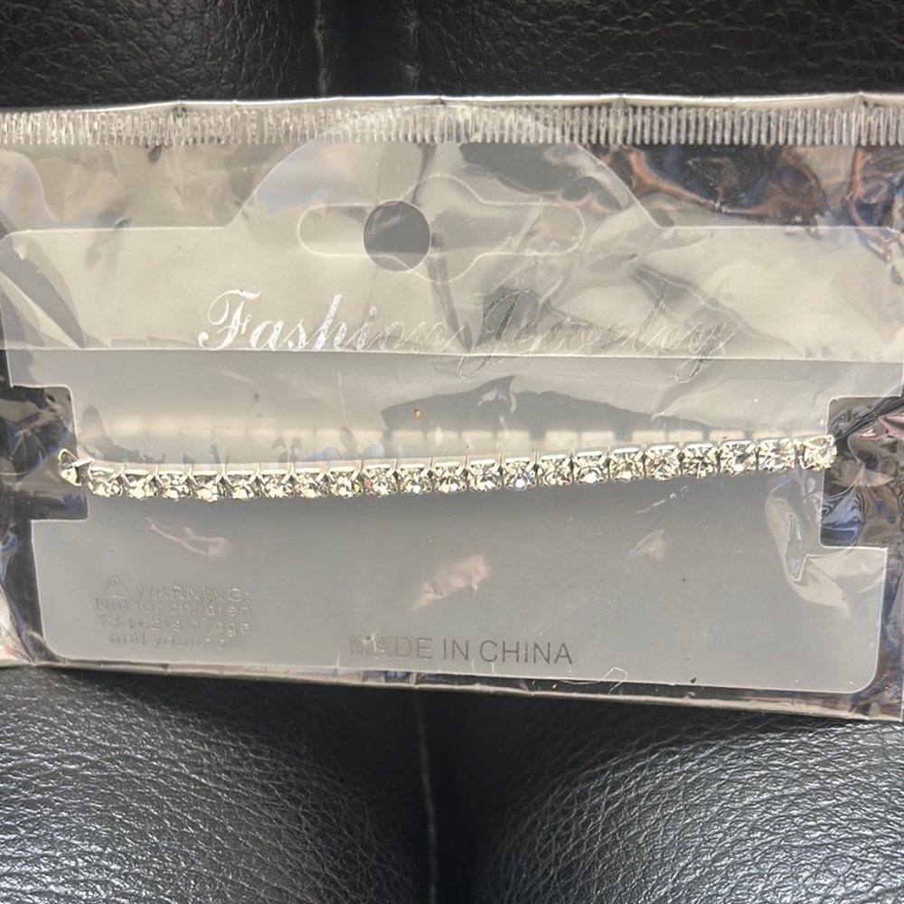 Silver Rhinestone Bracelet